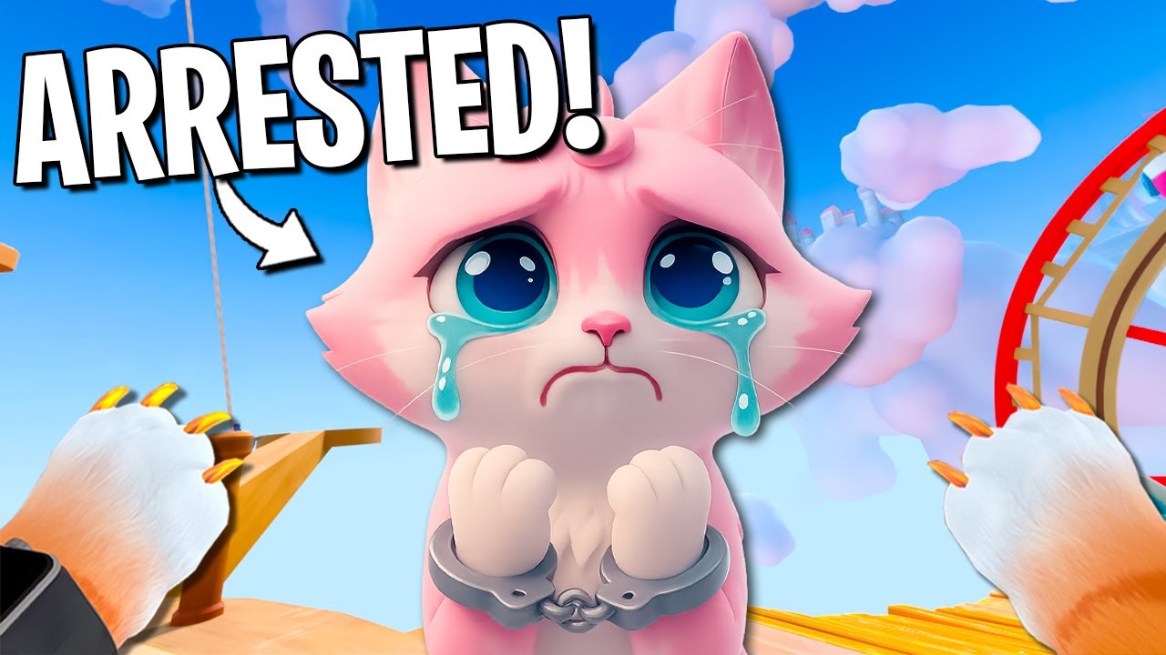 My CAT WIFE Gets ARRESTED! (I am Cat VR Multiplayer)