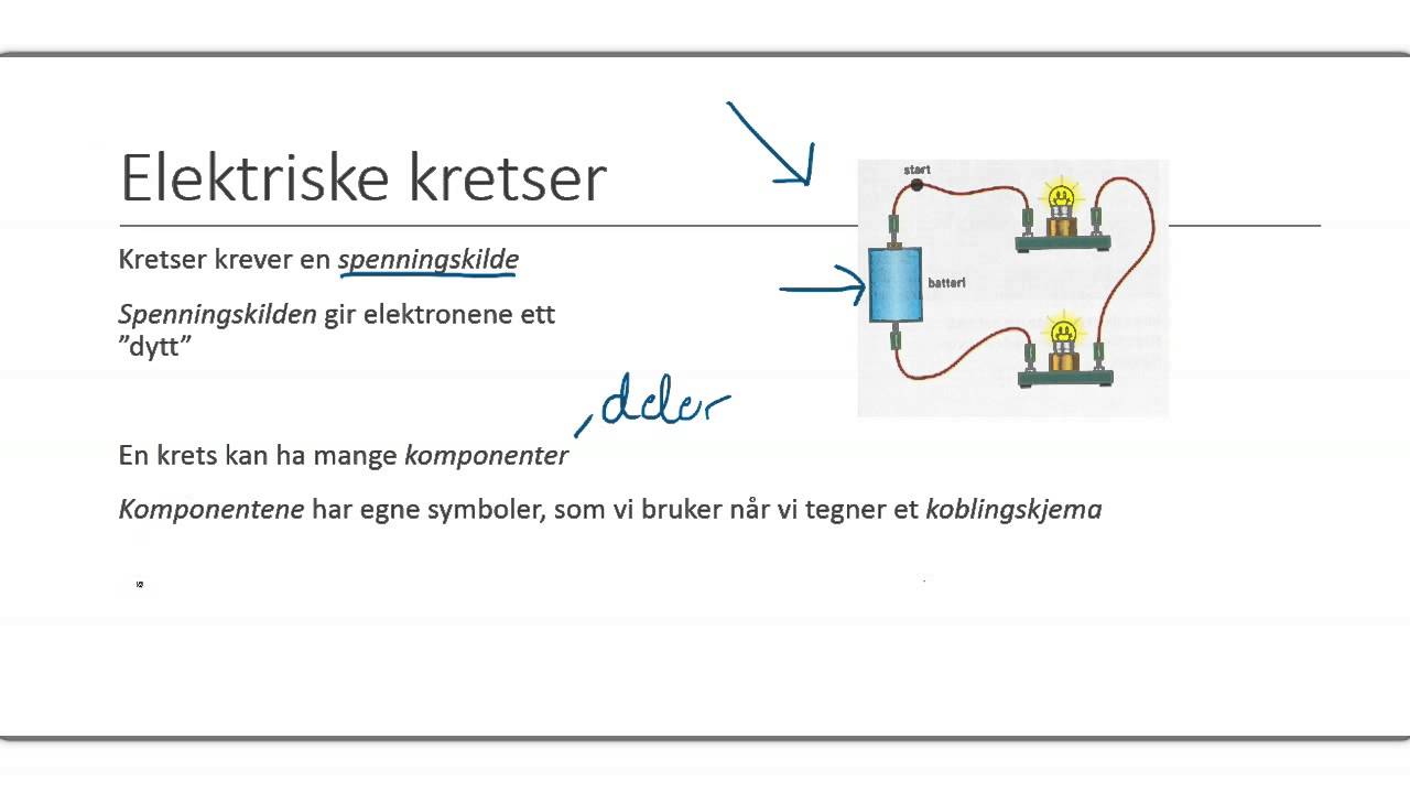 Elektrisk ladning og elektrisk strøm
