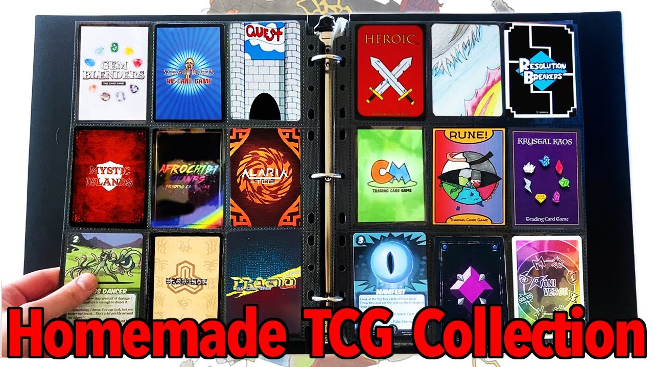 My Homemade TCG Collection (500+ Cards!)