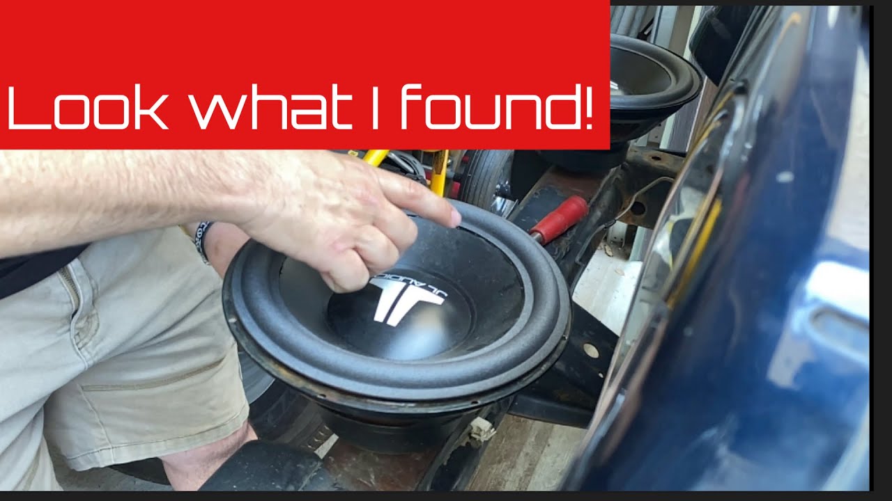 I found 2 JL Audio 10” subs for $30!  WOW! They sound AMAZING!