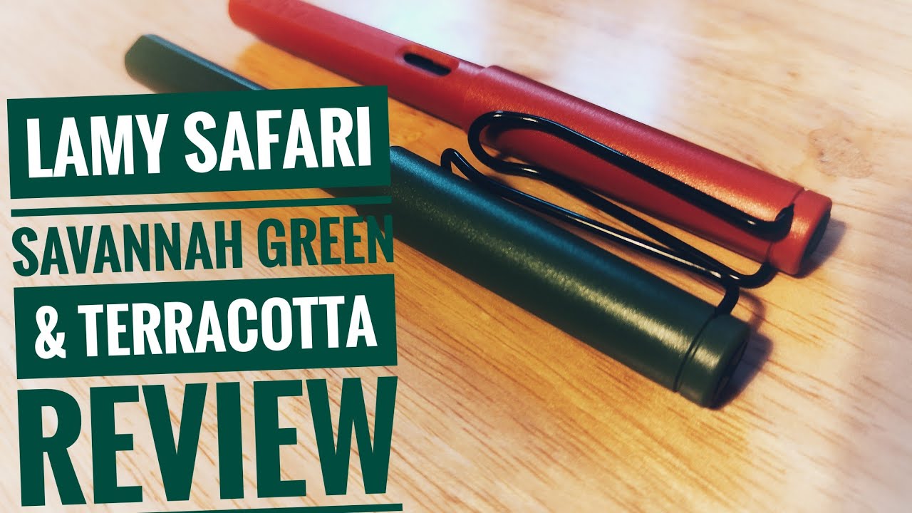 Обзоры перьевых ручек Lamy Safari Savannah Green & Terracotta