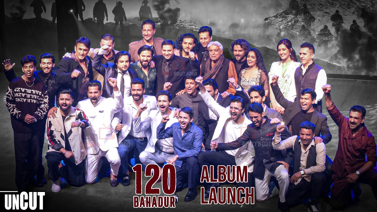 UNCUT - 120 Bahadur | Official Music Album Launch | Farhan Akhtar, Ritesh Sidhwani, Javed Akhtar