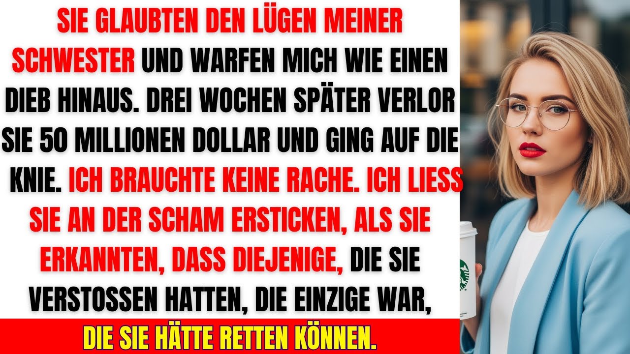 „Meine Eltern enterbten mich wegen einer Lüge – Wochen später verlor meine Schwester 50 Millionen“