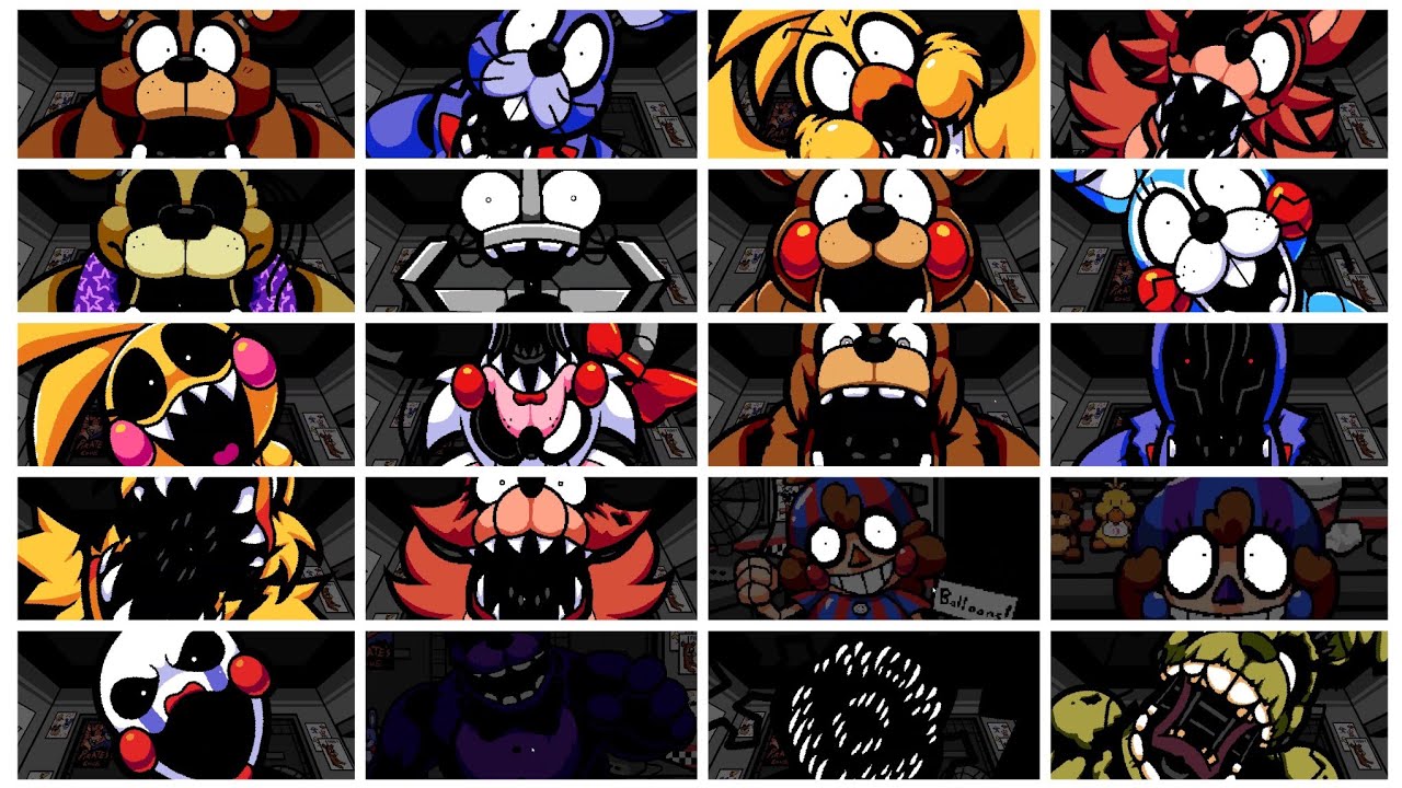 Five Nights at Frickbear’s 3 Demo | All Jumpscares (custom night)
