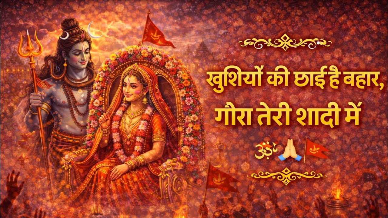 खुशियों की छाई है बहार, गौरा तेरी शादी में
