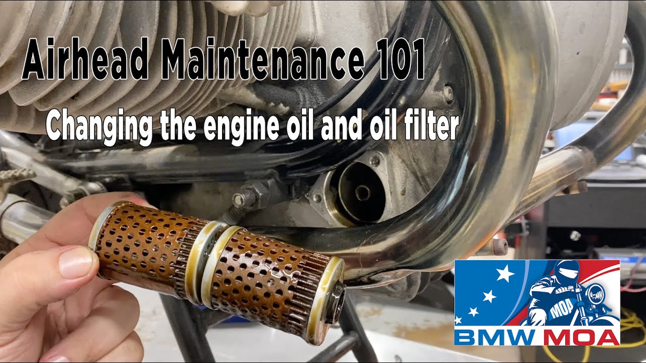 Airhead Maintenance 101: Changing the engine oil and oil filter