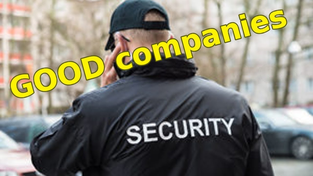 Get a SECURITY Job: Good Companies to Look For