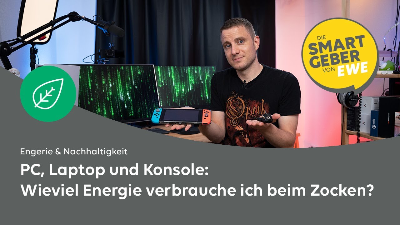 SMARTGEBER Jan vergleicht PC, Laptop und Konsolen &ndash; Wieviel Strom frisst Zocken?