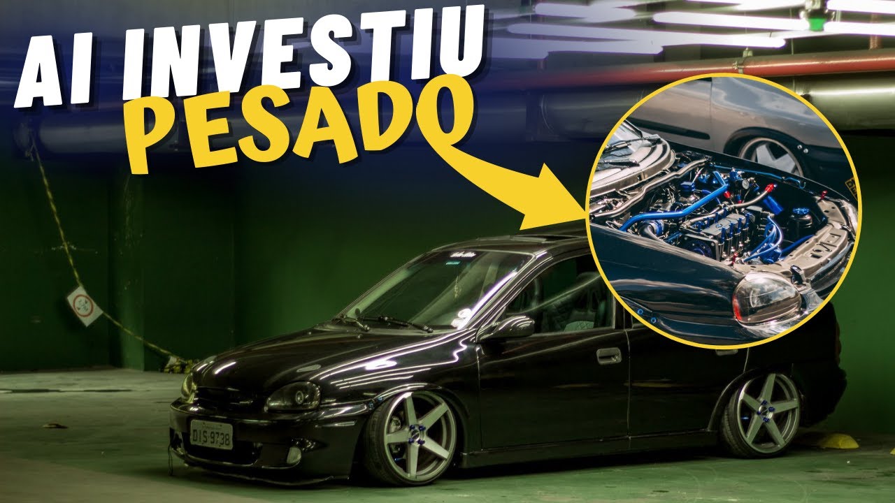 GM CORSA TURBO, SUSPENSÃO A AR // CARROS BEM MONTADOS