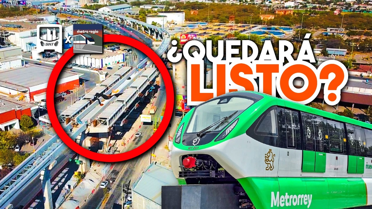 ¡Así se ve el METRORREY L6 de MTY a 3 meses del MUNDIAL del Futbol de 2026! | Ft. @MetroRegioPosting