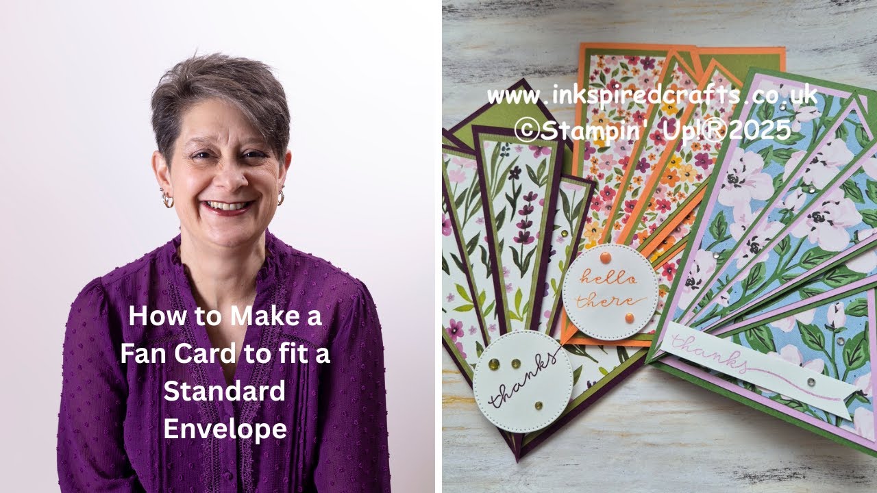 How to Make a Fan Card to fit a Standard Size Envelope