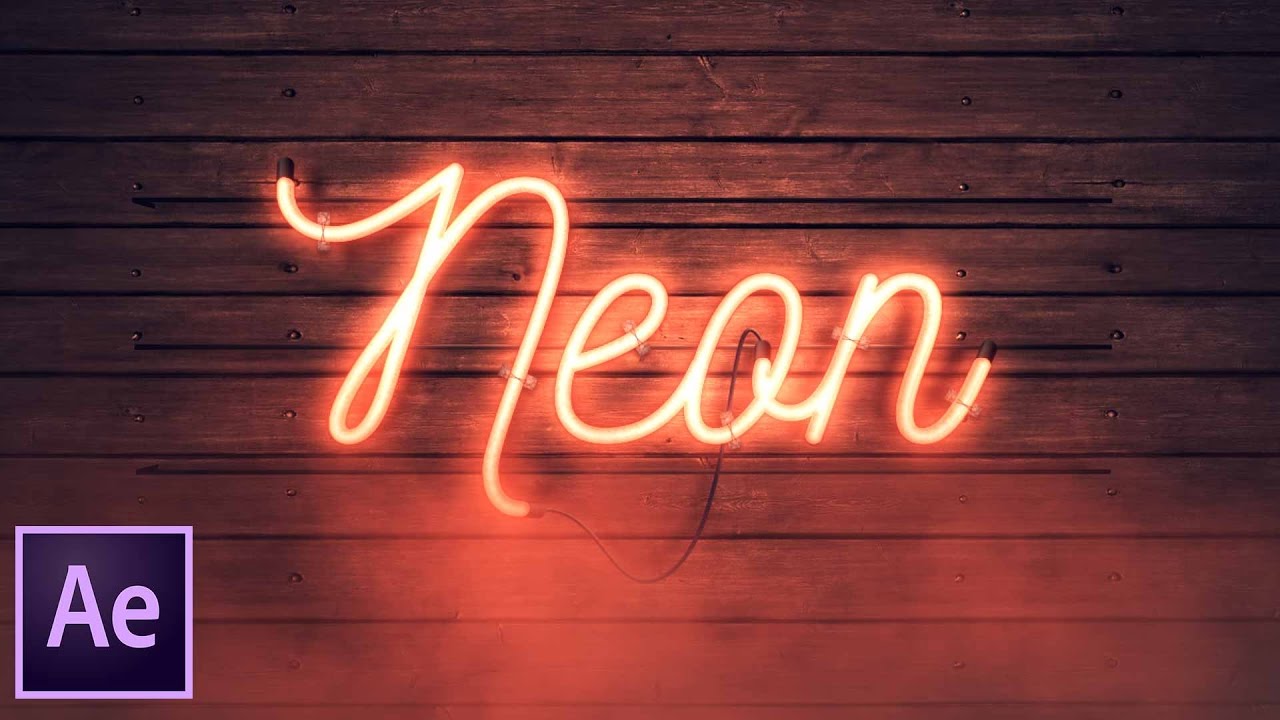 Neon Sign Kit v2 for After Effects | Training Series