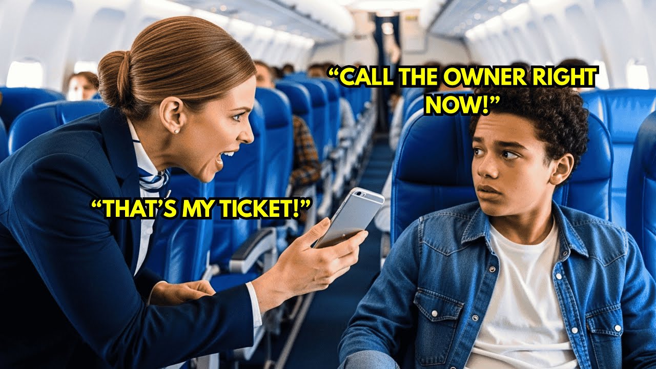 White Passenger Accuses Black Boy In First Class — Then He Makes One Call And Shocks Everyone