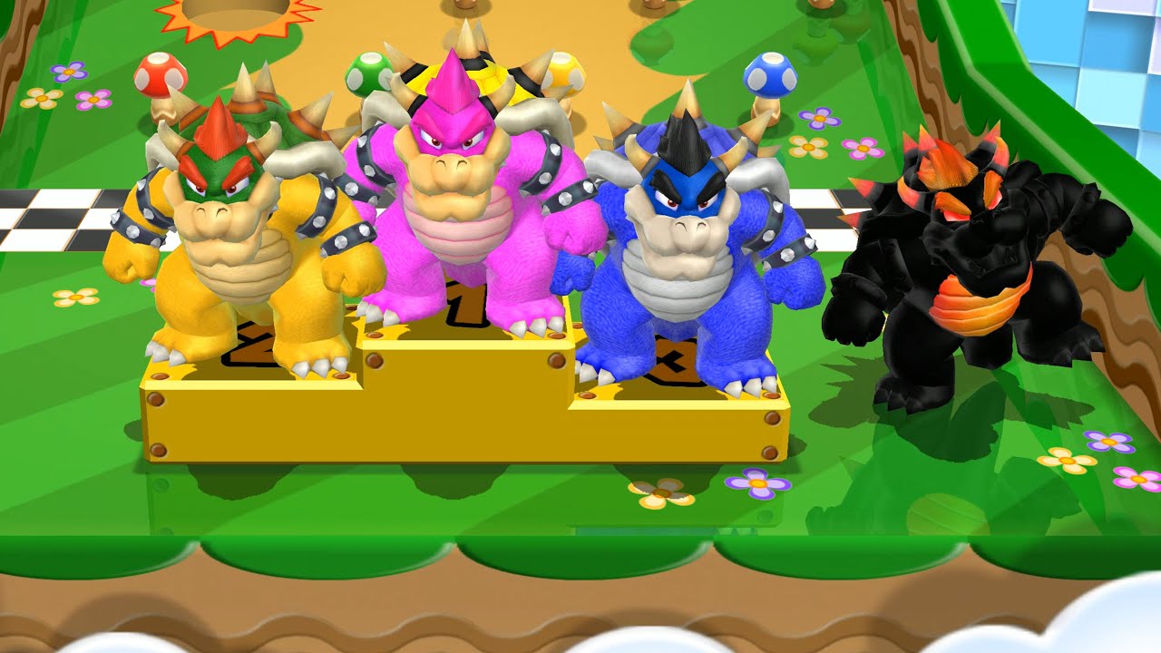 Mario Party 9 - All Survival Minigames - Bowser Party