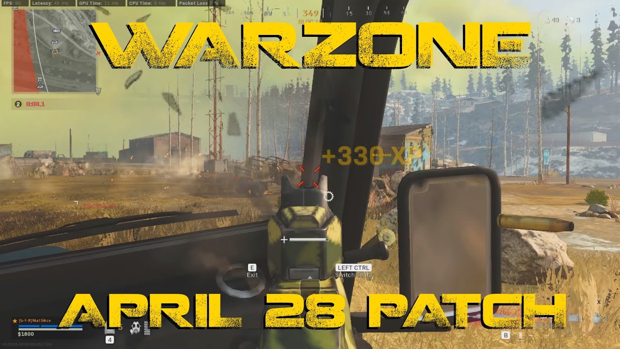 Warzone - April 28 Patch - Armor satchel and more