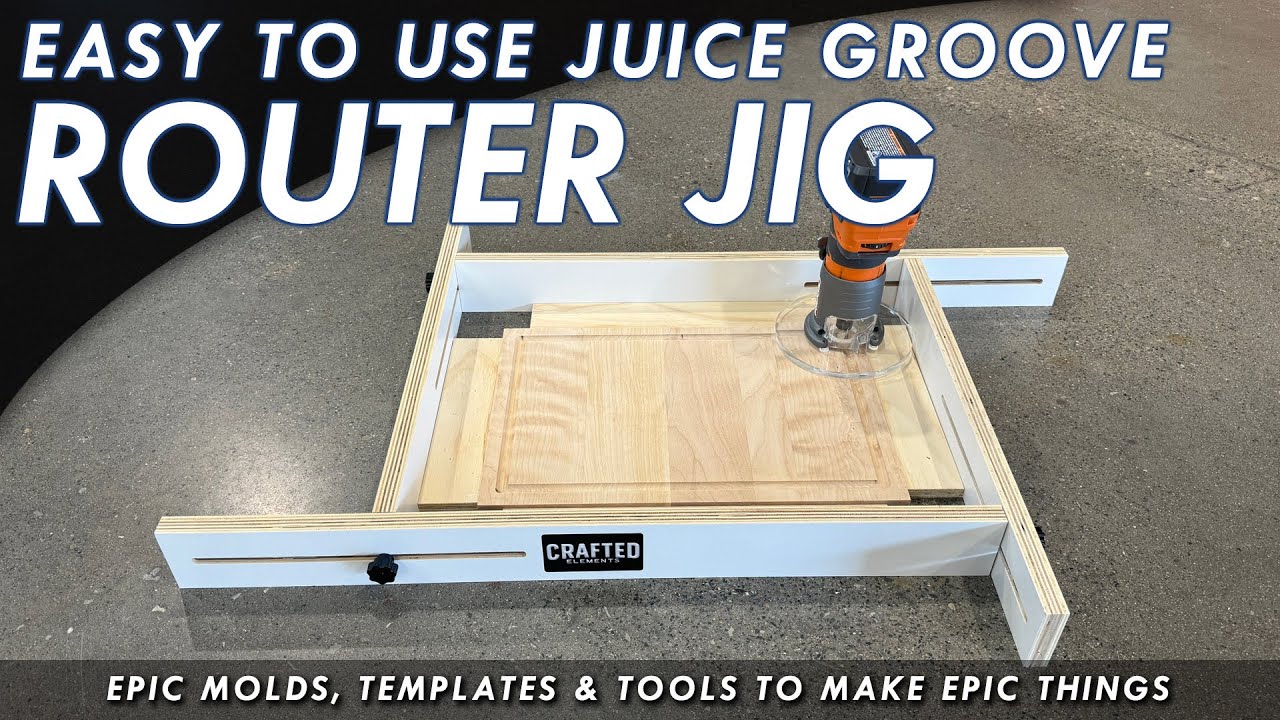 Фрезерный станок Juice Groove V2 от Crafted Elements — простые пазы в разделочных досках своими р...