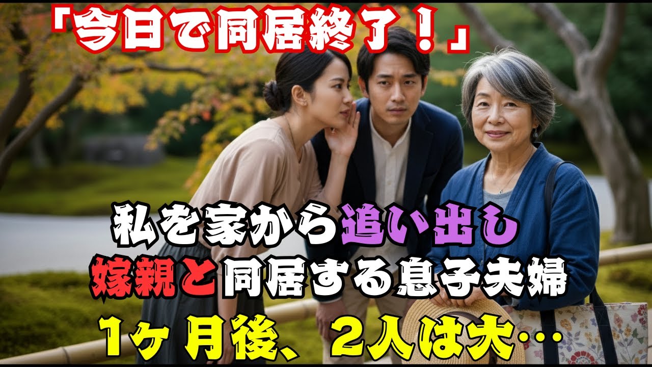 私を追い出した息子夫婦が1ヶ月で大後悔！義両親との同居が生んだ『驚愕の結末』とは？【60代以上の方へ】.