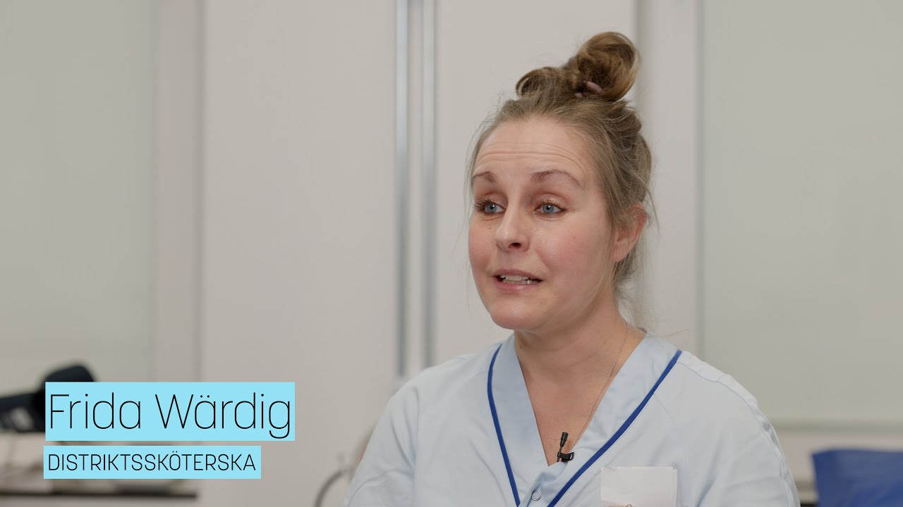 Frida Wärdig arbetar som sjuksköterska