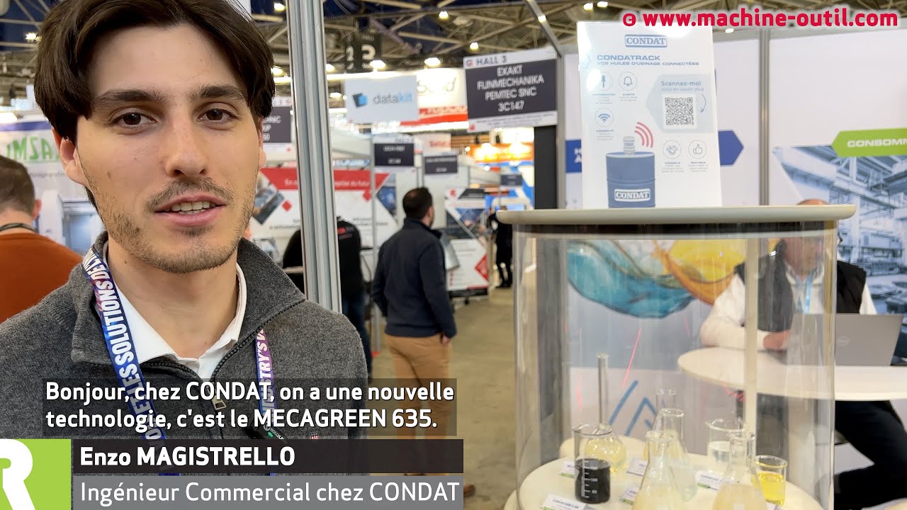 Soluble d'usinage dédié aux matériaux difficilement usinables Condat Mecagreen 635