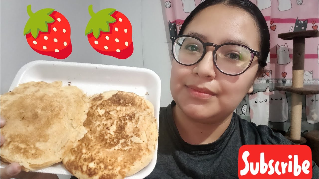 ASMR COMIENDO HOTCAKES 🥞🥞🍓🍓 