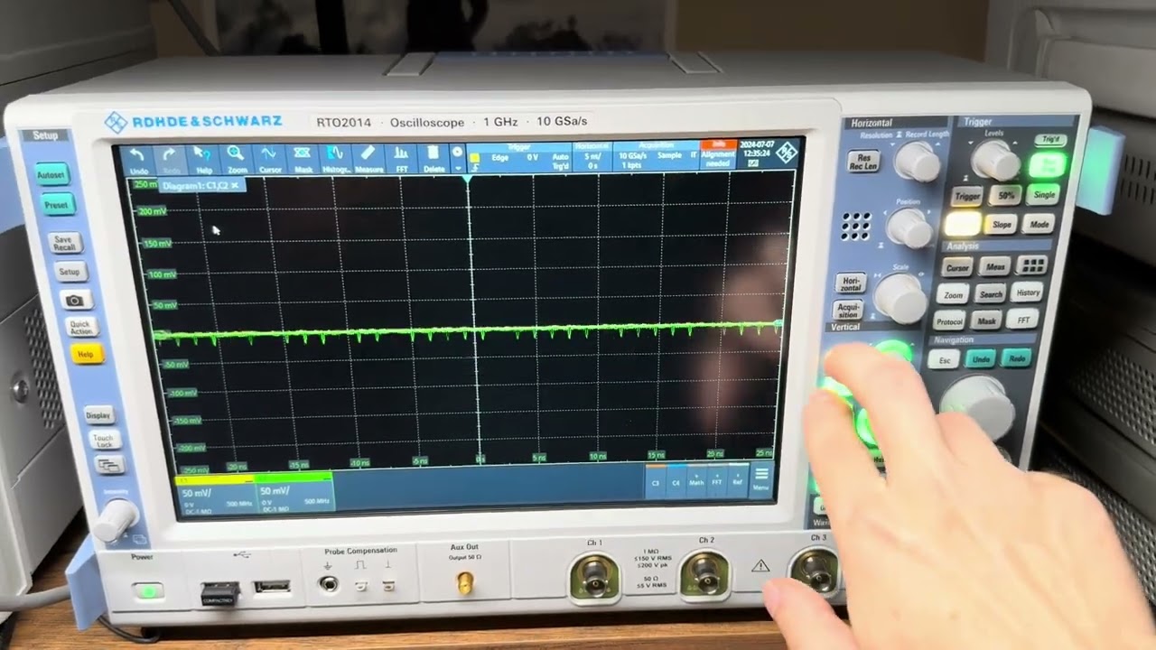 RTO2000 Oscilloscope Repair DRAM Diagnostics