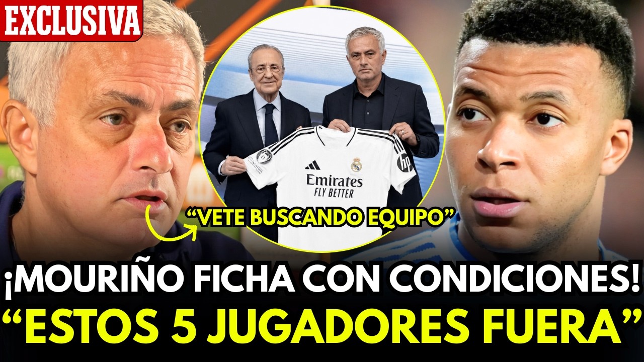 &Uacute;LTIMA HORA: MOURINHO FIRMA POR EL REAL MADRID CON ESTAS CONDICIONES!