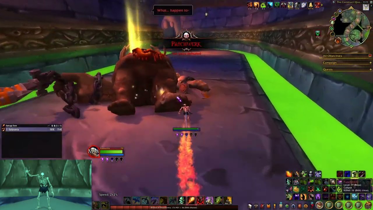 Naxxramas Scourgestone Run Warlock 5:58