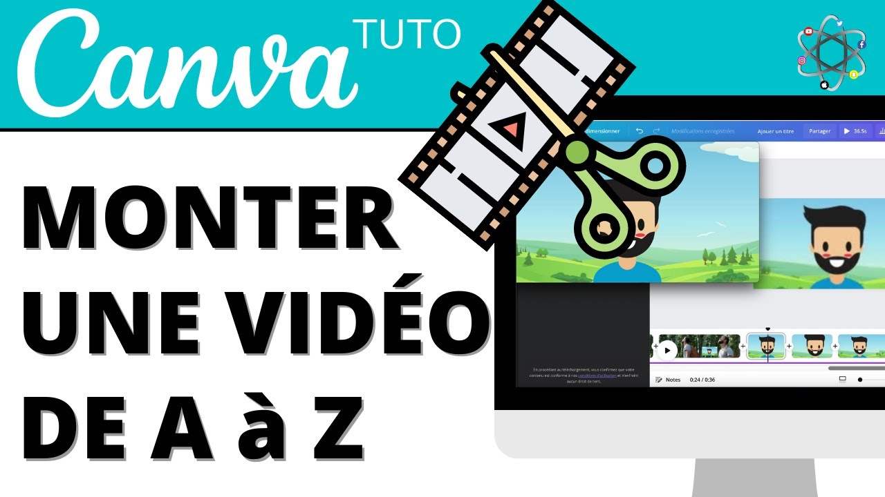 Monter une vidéo sur CANVA de A à Z