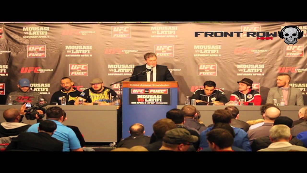 UFC on FUEL TV 9 Post Press Conference