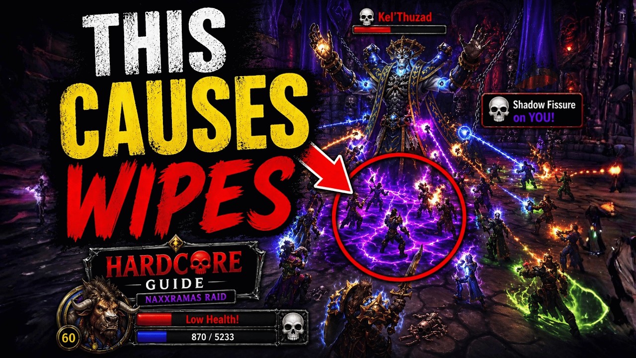 Every Boss and Trash Mob Explained (Hardcore Naxxramas Guide)