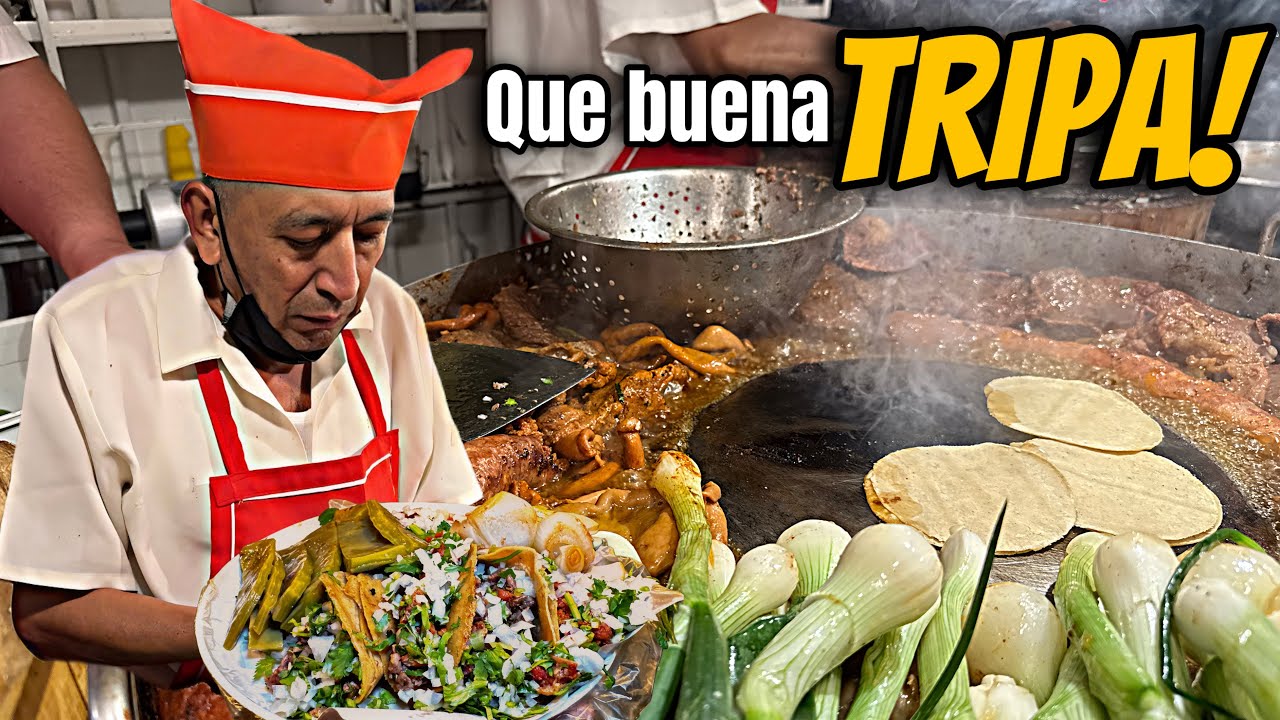 Los mejores TACOS de TRIPA de la CDMX 🌮 😮‍💨