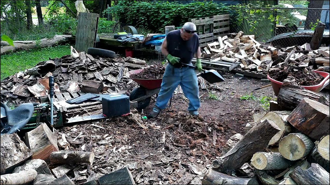 Bark clean up part of 5 year pile aug 2024