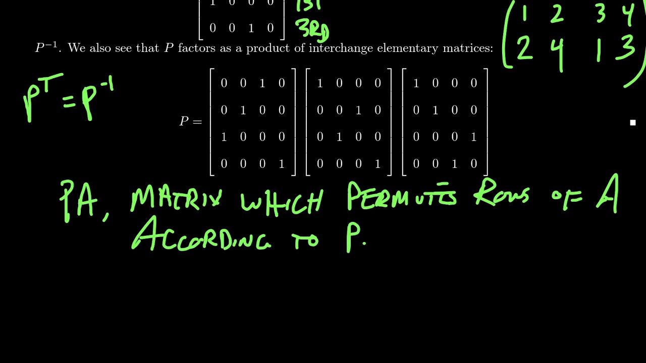 Permutation Matrices