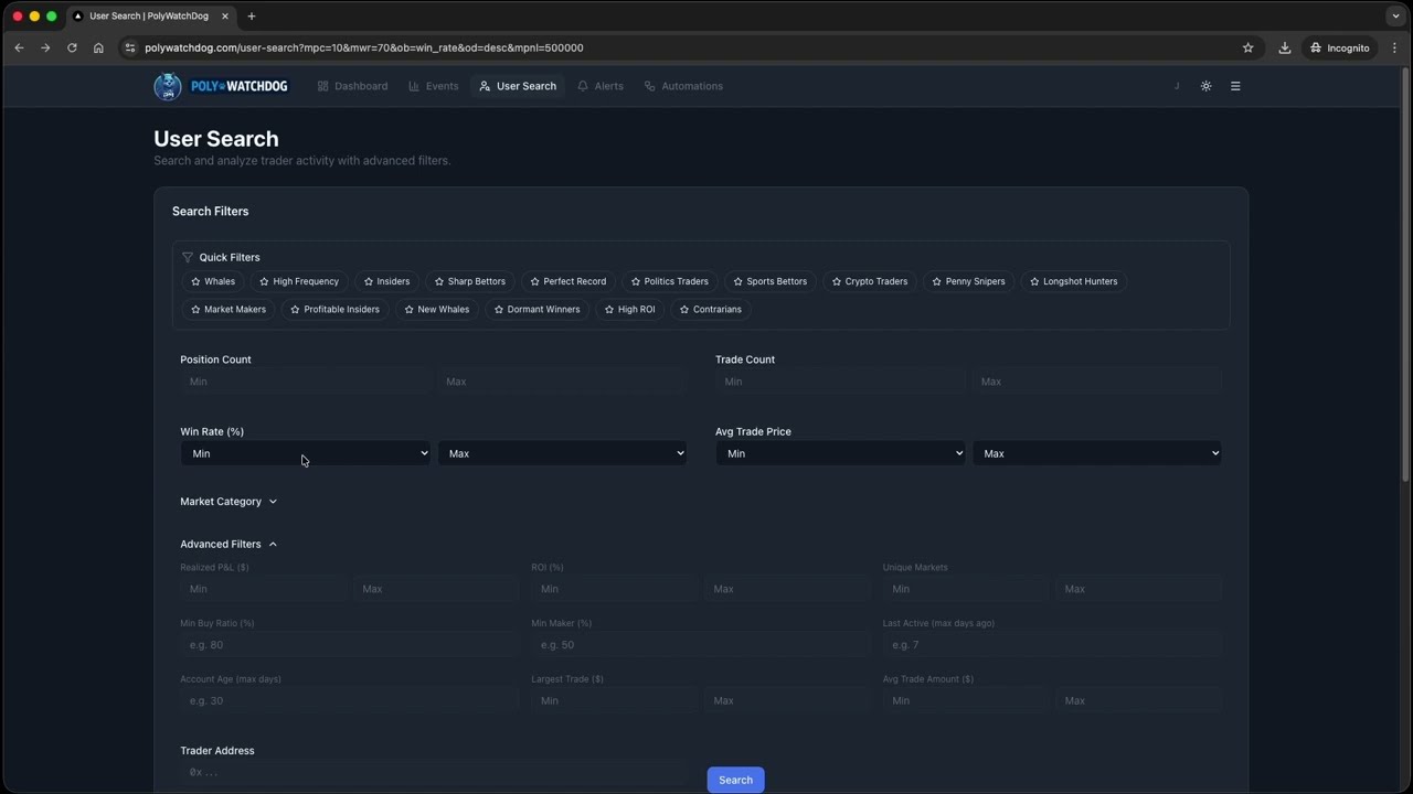 How to Find Winning Polymarket Traders