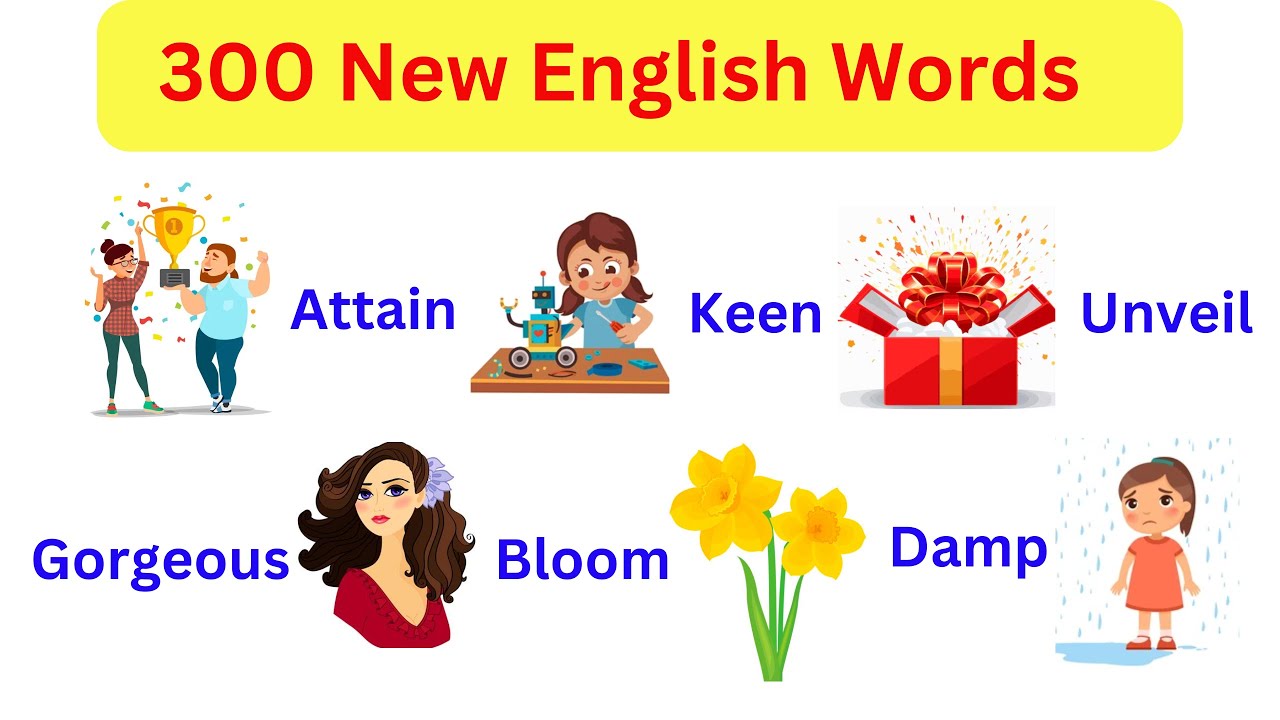 300 New English Words with Sentences | Improve English Vocabulary | Spoken English Practice