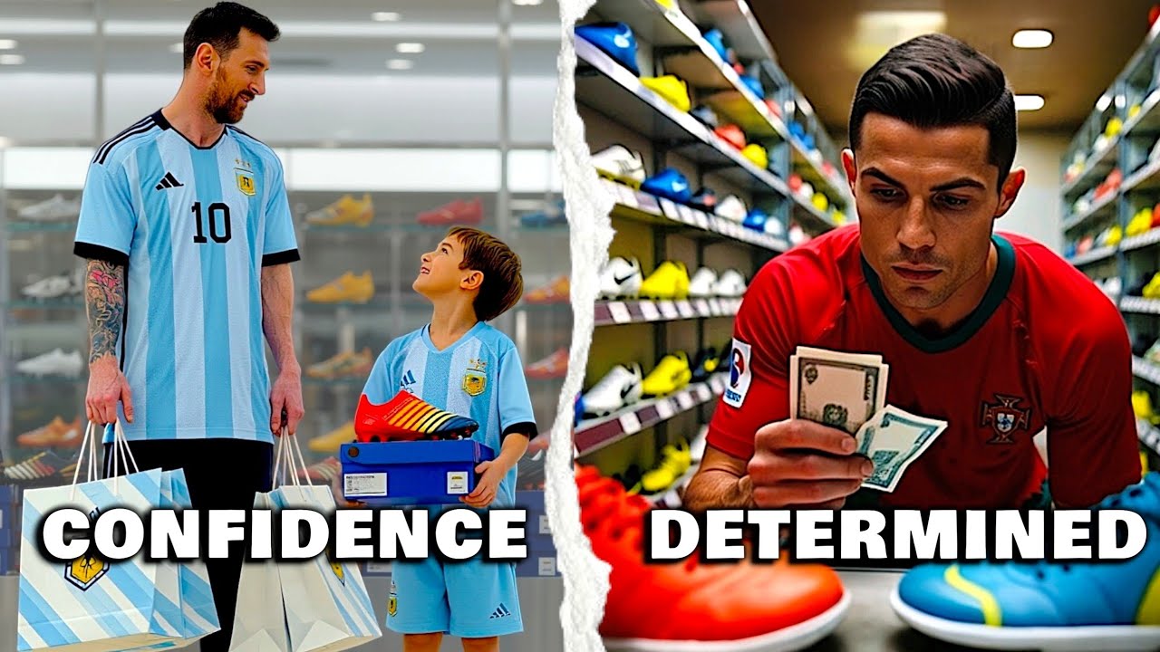 Messi Has Confidence, but Ronaldo Has Determination 💚🥅⚽