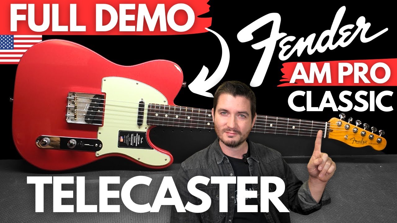 НОВЫЙ Fender American Pro Classic Telecaster ПОЛНАЯ ДЕМОНСТРАЦИЯ
