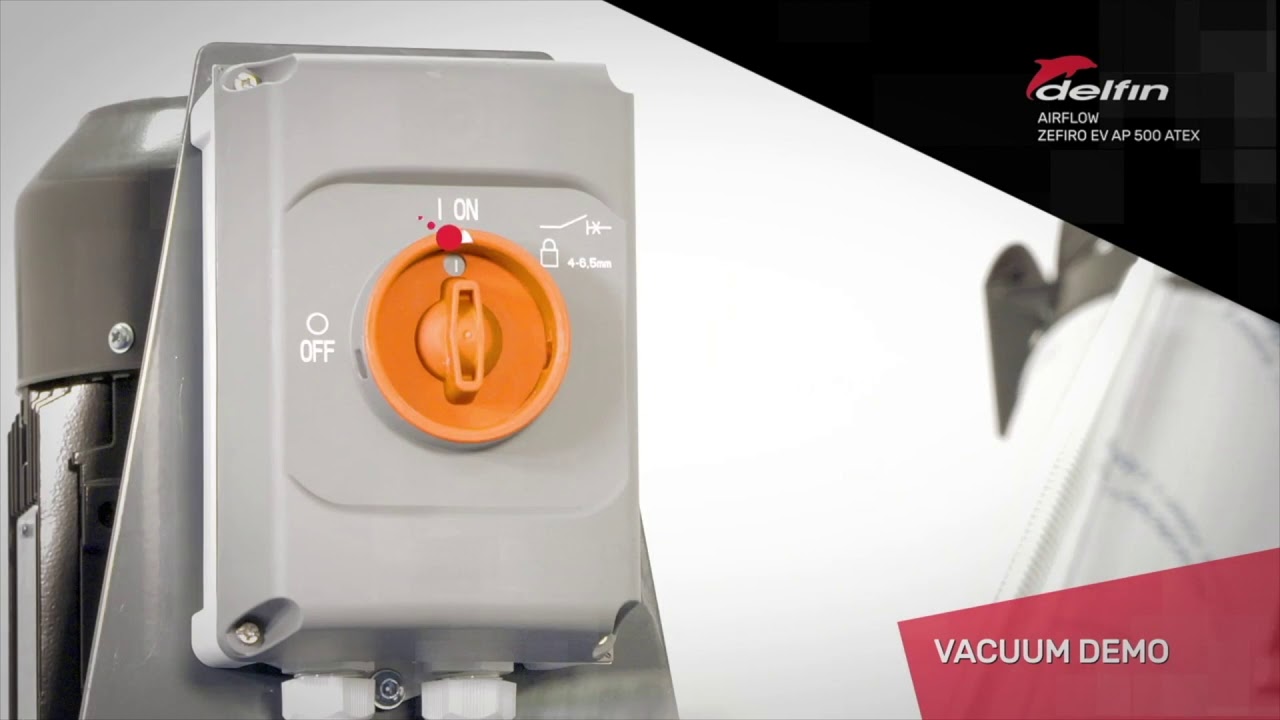 Industrial vacuum solution for extraction of dust and fumes!   Airflow EV AP 500 ATEX