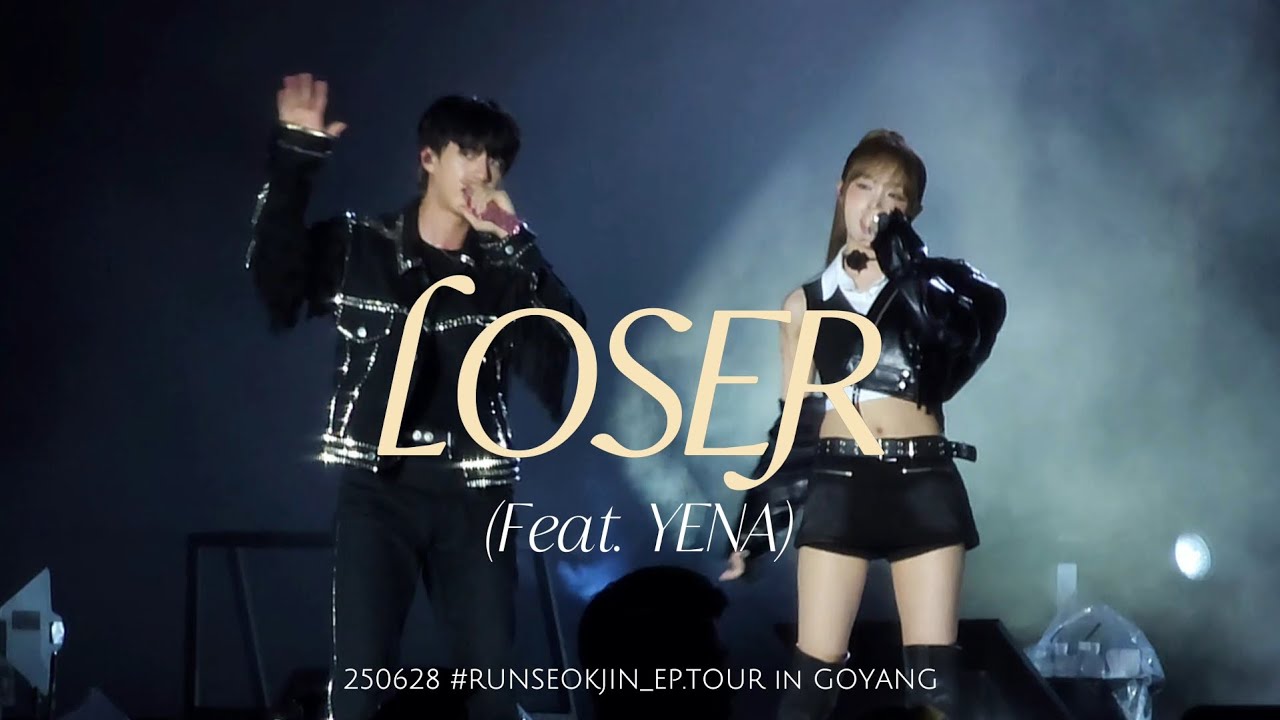 [4K] 250628 JIN - LOSER(Feat. YENA) | #RUNSEOKJIN_epTOUR in GOYANG | 방탄소년단 진 최예나