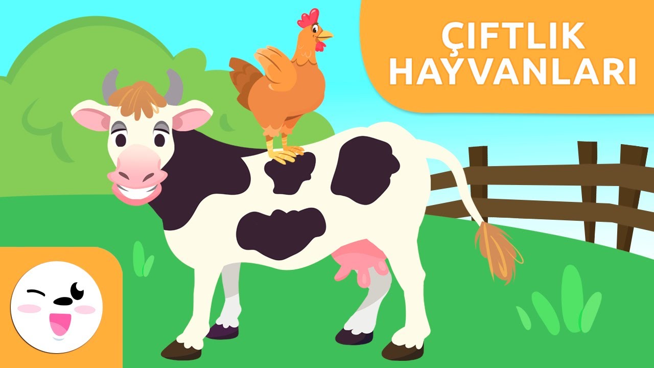 Çocuklar için çiftlik hayvanları -   Çocukların kelime hazneleri için