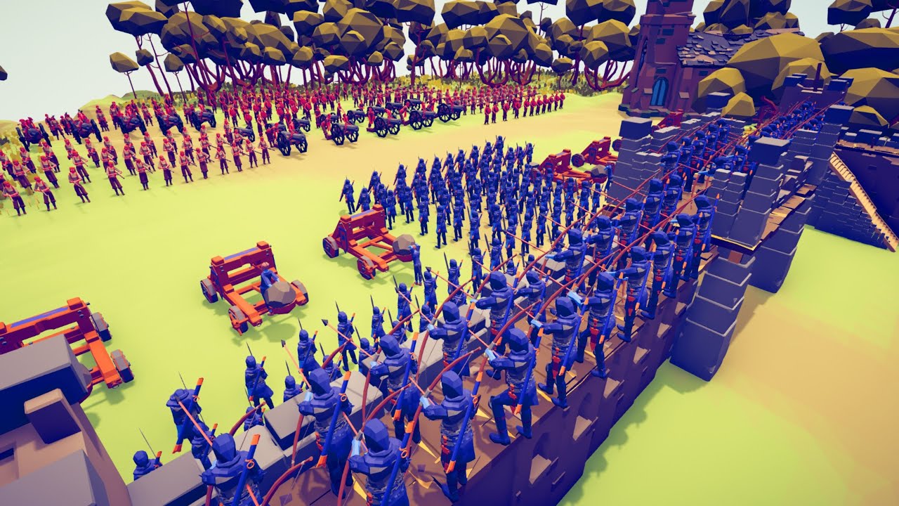 CAN 200x PIRATE CAPTURE MEDIEVAL CASTLE? - Totally Accurate Battle Simulator TABS