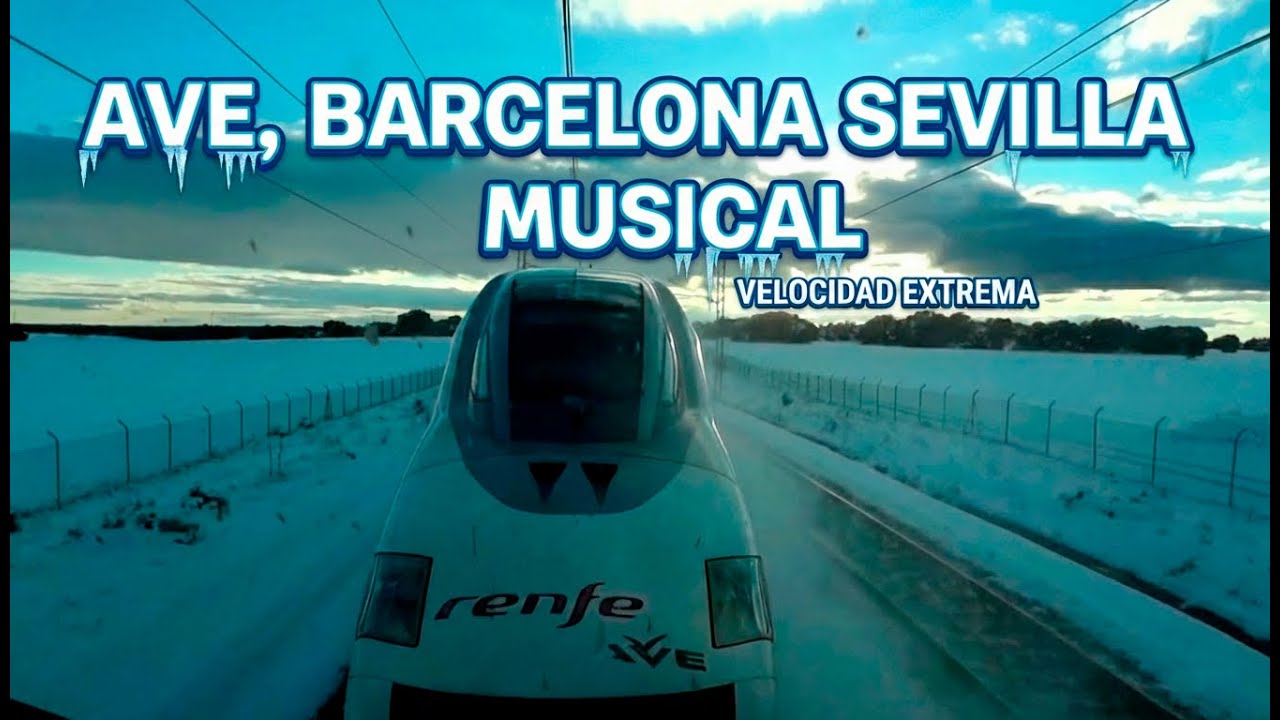 EL TREN AVE TALGO 112 MAS LARGO DEL MUNDO - VIDEO MUSICAL 4K