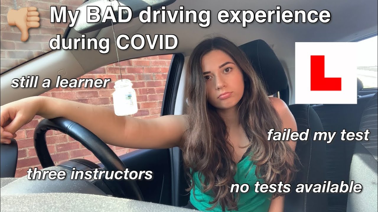 Talking about my BAD driving experience || failing my driving test, no tests available...