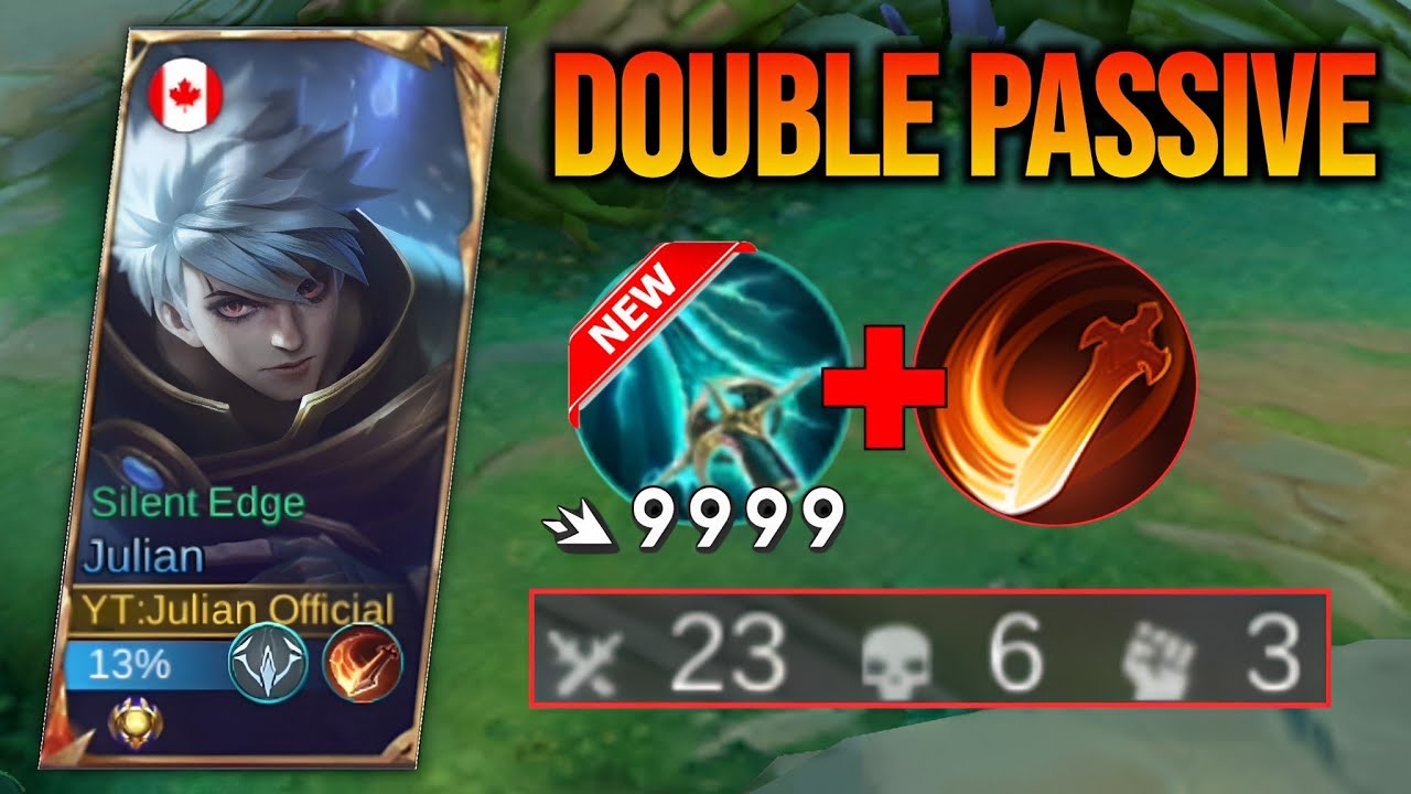 23 KILLS! JULIAN NEW BEST BUILD AND EMBLEM MIDLANER 2024! (broken damage🔥) - TOP 1 GLOBAL JULIAN