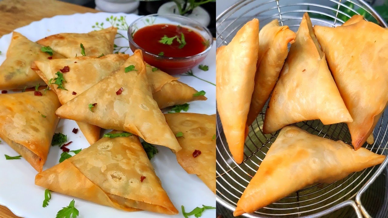 Рецепт самосы с курицей тикка | Лучшая самоса с курицей для Рамадана | Самоса с куриным фаршем | ...