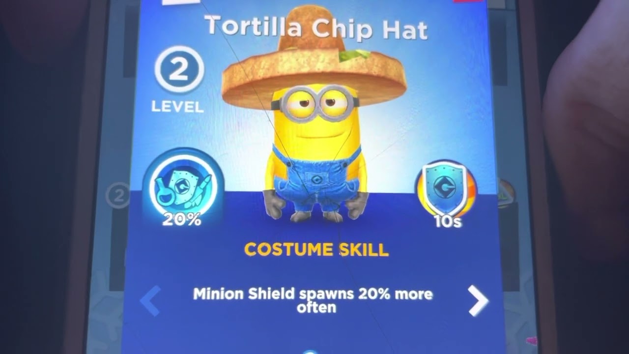 Minion Rush Tortilla Chip Hat