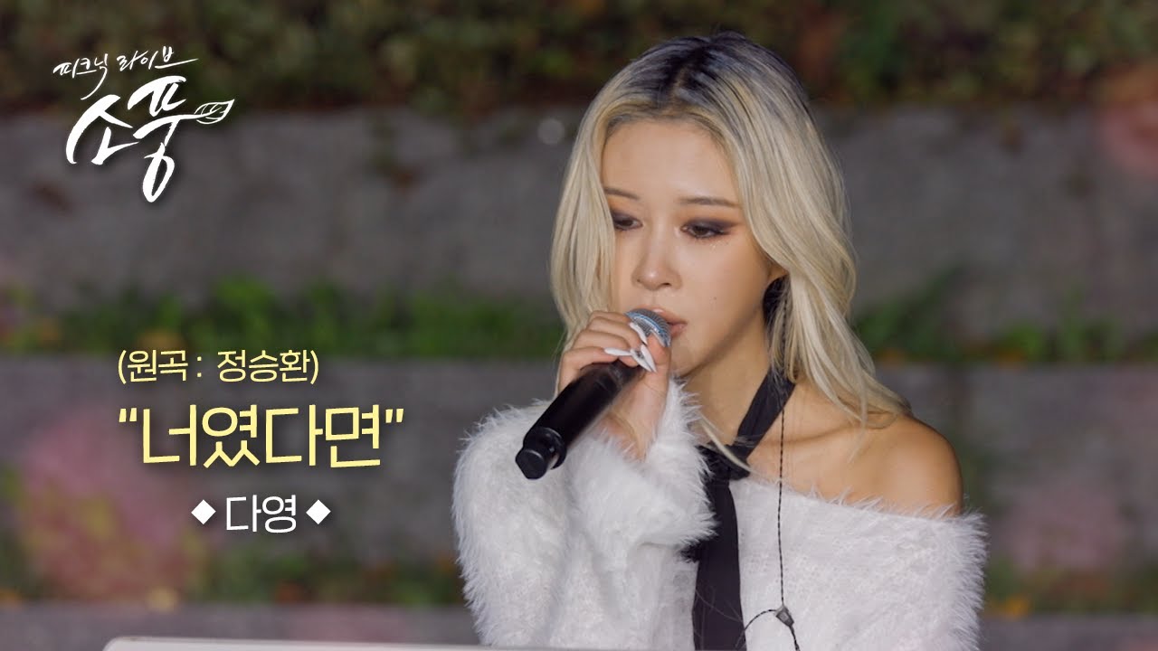 다영 &ndash; 너였다면 (원곡:정승환) l 피크닉라이브 소풍 l EP.143