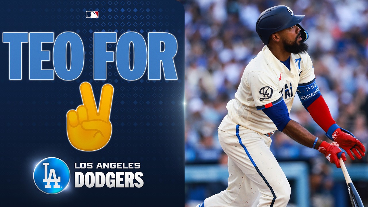 Teoscar Hern&aacute;ndez CRUSHES an OPPOSITE-FIELD HOMER for the Dodgers! 😤👏 | MLB Highlights