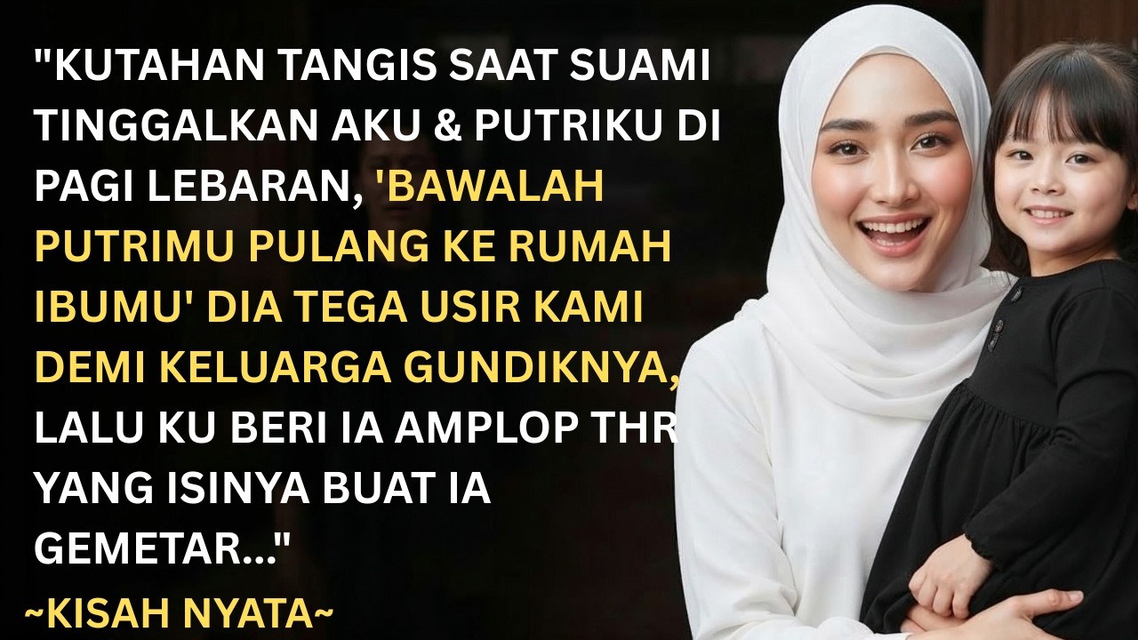 SUAMI TINGGALKAN KAMI DI PAGI LEBARAN DEMI GUNDIK! KINI IA GEMETAR SAAT KUBERI AMPLOP THR SPESIAL!