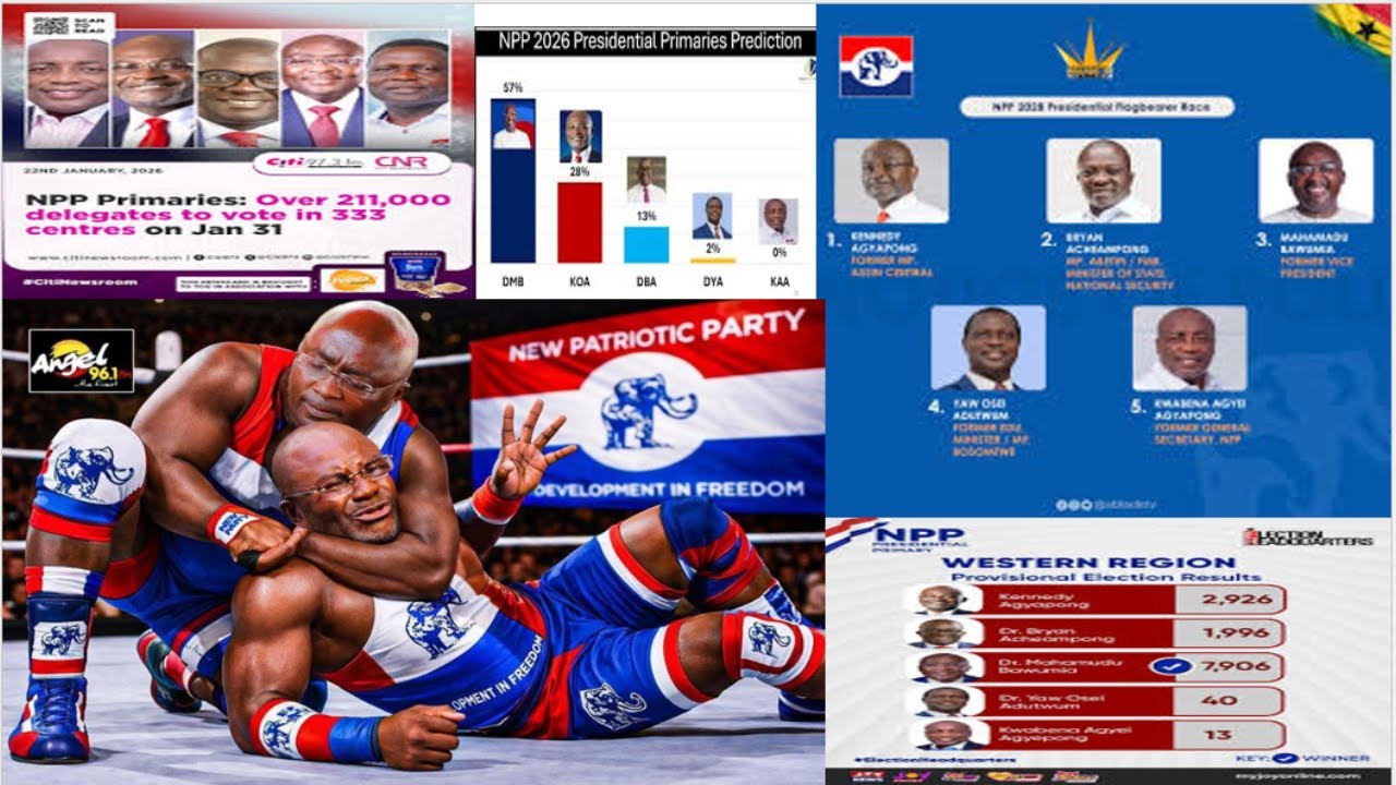 Breaking news :Everything that happened at NPP presidential primary 2026